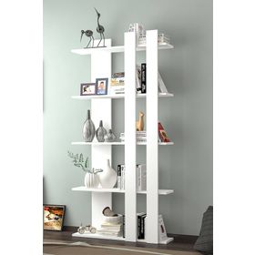 Minar Tiny Beyaz Kitaplık