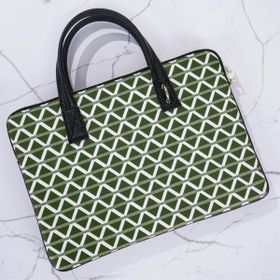 Minbag 563-09 Marin Yeşil Siyah Laptop Çantası