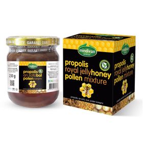 Mindivan 230 gr Propolis Arı Sütü Bal Polen Macun