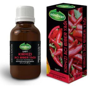 Mindivan 50 cc Sabit Kırmızı Acı Biber Yağı