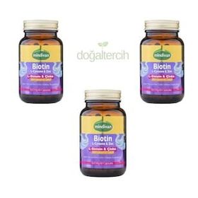 Mindivan Biotin L-Sistein Çinko 3x60 Kapsül