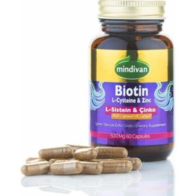 Mindivan Biotin L-Sistein Çinko 60 Kapsül