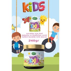 Mindivan Kids Çocuklar Için Özel 240 gr Kakaolu Kozalak Macunu