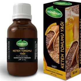 Mindivan Sabit 50 cc 2 Adet Keten Tohumu Yağı