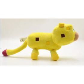 Minecraft Bön Bön Bakan Sarı Ocelot Peluş