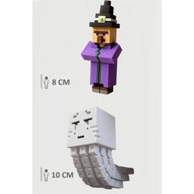 Minecraft Cadı ve Ghast Figür