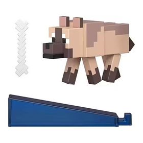 Minecraft GTP08 JJR90 Chestnut Wolf Blok Oluştur Serisi Figür
