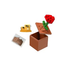 Minecraft HTK99 JKF69 Kırmızı Çiçek Mini Mode Figür