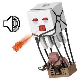 Minecraft JFB69 Blast Attack Ghast Sesli Aksiyon Figürü Oyun Seti