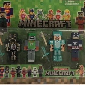Minecraft Spiderman Kaptan Amerika Paw Patrol 12'li Oyuncak