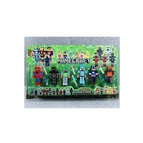 Minecraft Spiderman Kaptan Amerika Paw Patrol 12'li Oyuncak