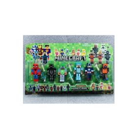 Minecraft Spiderman Kaptan Amerika Paw Patrol 12'li Oyuncak