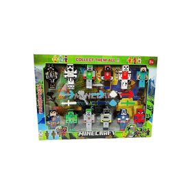 Minecraft Süper Kahraman 23 Parça Oyuncak Figürleri