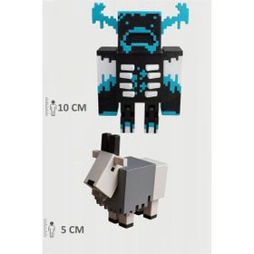 Minecraft Warden ve Keçi Figür Seti