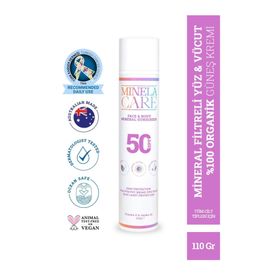 Minela Care SPF50 110 gr Yüz Vücut Güneş Kremi