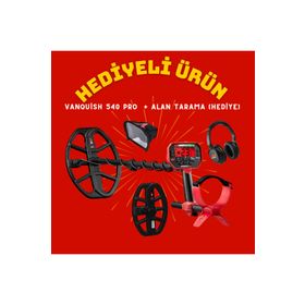 Minelab Vanquish 540 Dedektör + Zemin Tarama Dedektörü