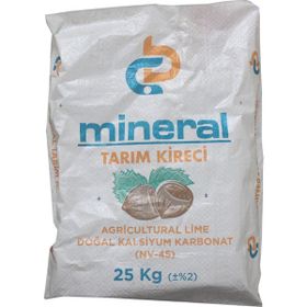 Mineral 25 kg Doğal Kalsiyum Karbonat Tarım Kireci