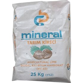 Mineral 25 kg Doğal Kalsiyum Karbonat Tarım Kireci