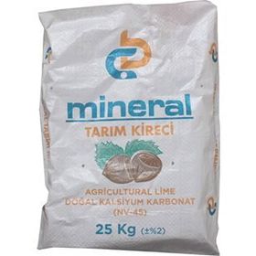 Mineral 25 kg Doğal Kalsiyum Karbonat Tarım Kireci