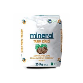 Mineral 25 kg Doğal Kalsiyum Karbonat Tarım Kireci