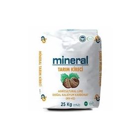 Mineral 25 kg Doğal Kalsiyum Karbonat Tarım Kireci