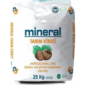 Mineral 25 kg Doğal Kalsiyum Karbonat Tarım Kireci