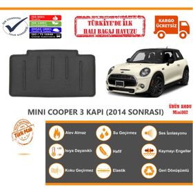 Mini Cooper 3 kapı 2014 Sonrası Halı Bagaj Havuzu