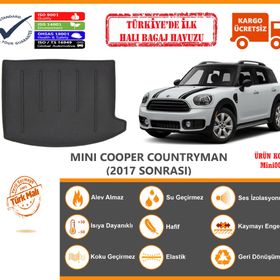 Mini Cooper Countryman 2017 Sonrası Halı Bagaj Havuzu
