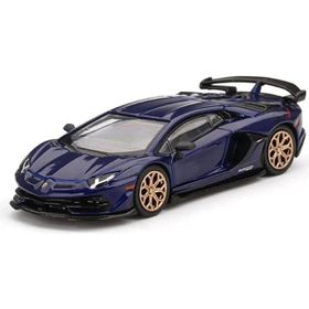 Mini GT 1:64 Lamborghini Aventador SVJ Viola Aletheia Model Araba