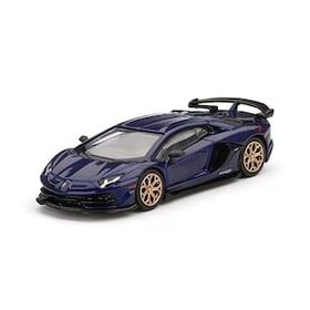 Mini GT 1:64 Lamborghini Aventador SVJ Viola Aletheia Model Araba
