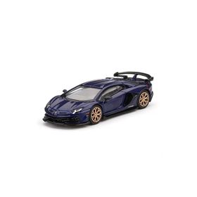 Mini GT 1:64 Lamborghini Aventador SVJ Viola Aletheia Model Araba