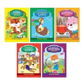 Mini Hayvan Hikayeleri (5 Kitap) - Kolektif - Yumurcak Yayınları