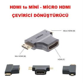 Mini HDMI To HDMI Çevirici Aparat