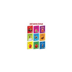 Mini Karton Kitaplar Seti - 9 Kitap Takım - 0-6 Yaş Yayınları