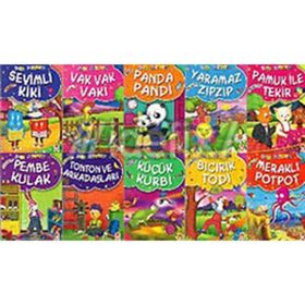 MINI MASALLAR PANDA PANDI (10 KITAP TAKIM) - KOLEKTIF