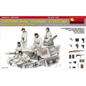 Miniart 5787523 1:35 N:35249 Maket Kış Üniformalı Alman Tank Mürettebatı