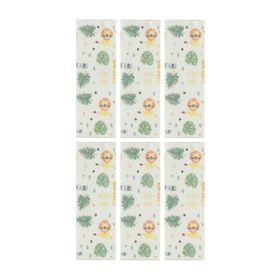 Minidamla 20x20 cm Mavi Bebek 6'lı Ağız Mendili