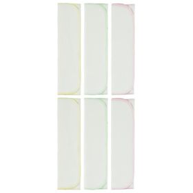 Minidamla 28x28 cm Pembe 6'lı Bebek Ağız Mendili