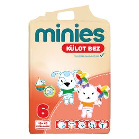 Minies 6 Numara Extra Large Külot Bebek Bezi