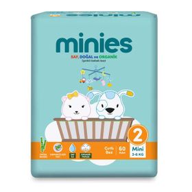 Minies No:2 Mini 180 Adet Bebek Bezi