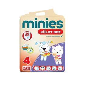 Minies No:4 Maxi 30 Adet Külot Bebek Bezi