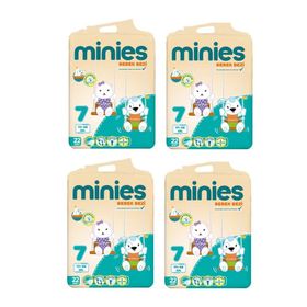 Minies No:7 XXLarge 88 Adet Bebek Bezi