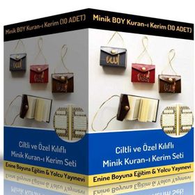 Minik Boy Kuran-ı Kerim 10 Adet Enine Boyuna Eğitim