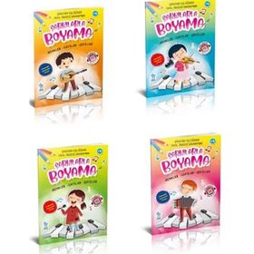 Minik Damla 4'lü Şarkılarla Boyama Kitabı