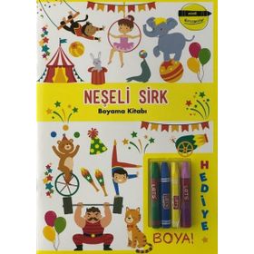 Minik Ressamlar - Neşeli Sirk Boyama Kitabı - Doğan ve Egmont Yayıncılık