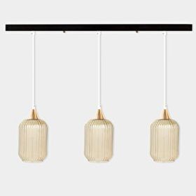 Minimal E-Ticaret Lotus Line Plafonyer Cam Avize