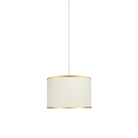 Minimal E-Ticaret Viscose 30x30x21 Bej Kumaş Avize