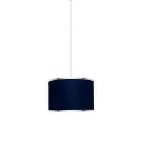 Minimal E-Ticaret Viscose 30x30x21 Lacivert Kumaş Avize