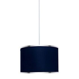 Minimal E-Ticaret Viscose 30x30x21 Lacivert Kumaş Avize