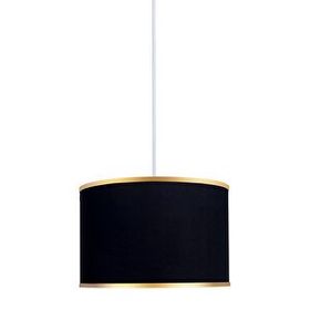 Minimal E-Ticaret Viscose 30x30x21 Siyah Kumaş Avize